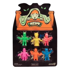 Super7 Universal Monsters Keshi 6-Pack - Wolf Man, Invisible Man, Dracula, Frankenstein, Bride, Mummy| Universal Monsters