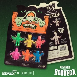Super7 Universal Monsters Keshi 6-Pack - Wolf Man, Invisible Man, Dracula, Frankenstein, Bride, Mummy| Universal Monsters