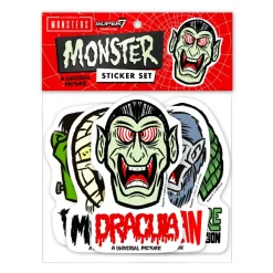 Super7 Universal Monsters Stickers - Freakyfaces Sticker Pack| Universal Monsters