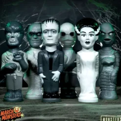 Super7 Universal Monsters Super Soapies - Set Of 6 (Silver Screen)| Universal Monsters