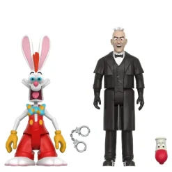 Super7 Who Framed Roger Rabbit Reaction 2-Pack - Roger Rabbit And Judge Doom [Sdcc 2023]| Disney