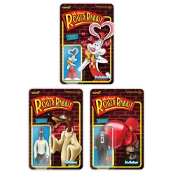 Super7 Who Framed Roger Rabbit Reaction Figures Wave 2 - Set Of 3| Disney