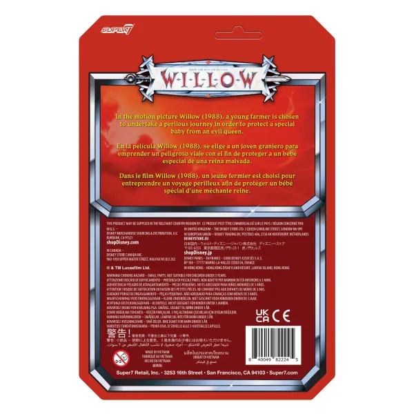 Super7 Willow Reaction Figure Wave 1 - Willow Ufgood (With Elora Danan)| Disney