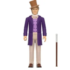 Super7 Willy Wonka & The Chocolate Factory Reaction Figures Wave 01 - Willy Wonka, Violet Beauregarde & Mike Teevee| Willy Wonka & The Chocolate Factory